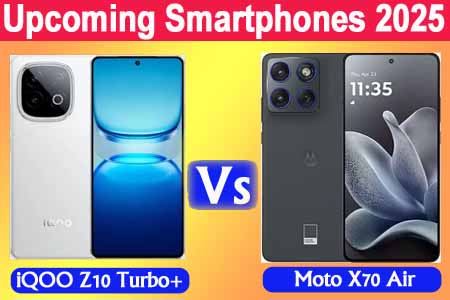 iQOO Z10 Turbo+ बनाम Moto X70 Air