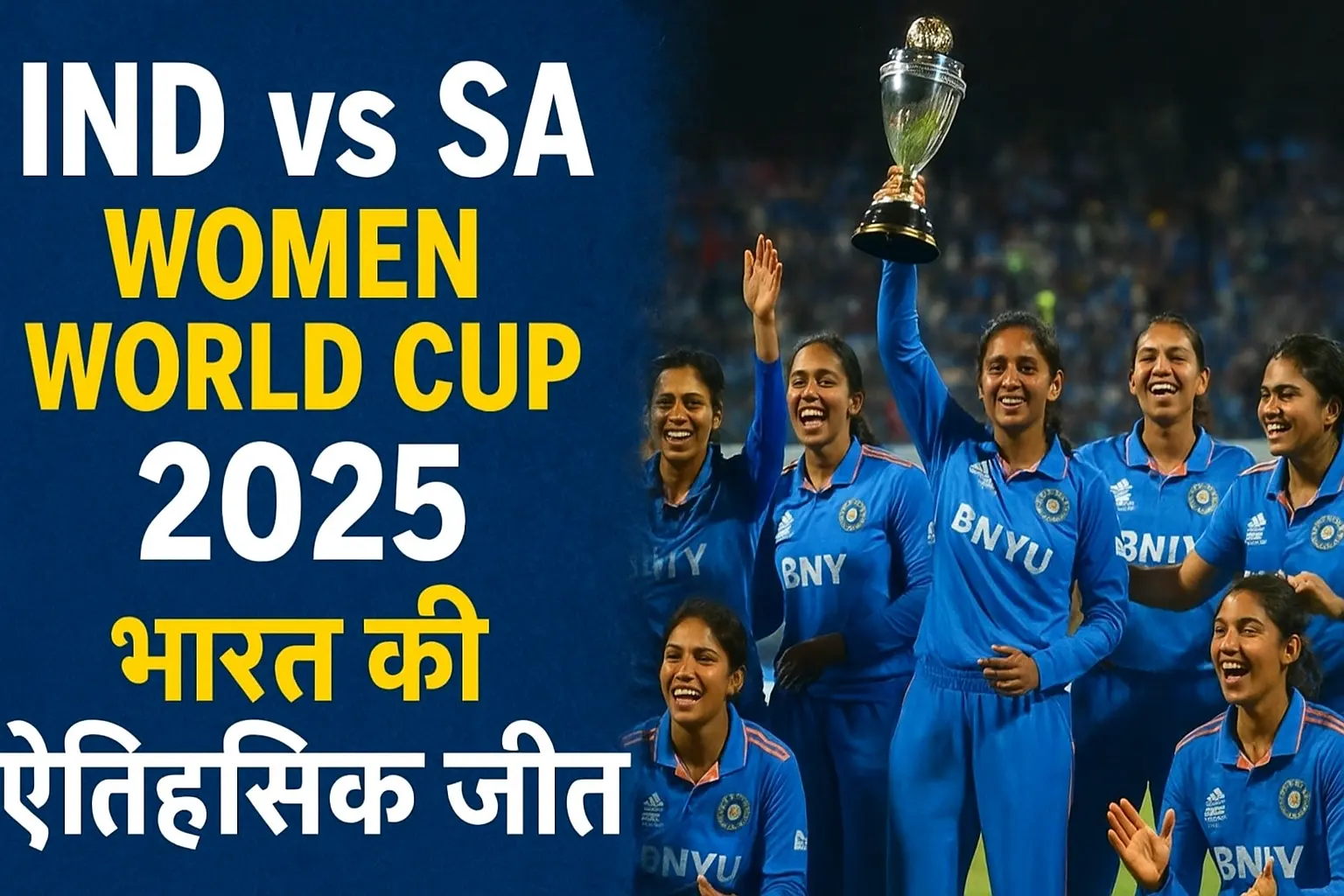 🏆 IND vs SA Women World Cup 2025: मुंबई में भारत की ऐतिहासिक जीत | Women’s Cricket में नई सुबह IND vs SA Women World Cup
