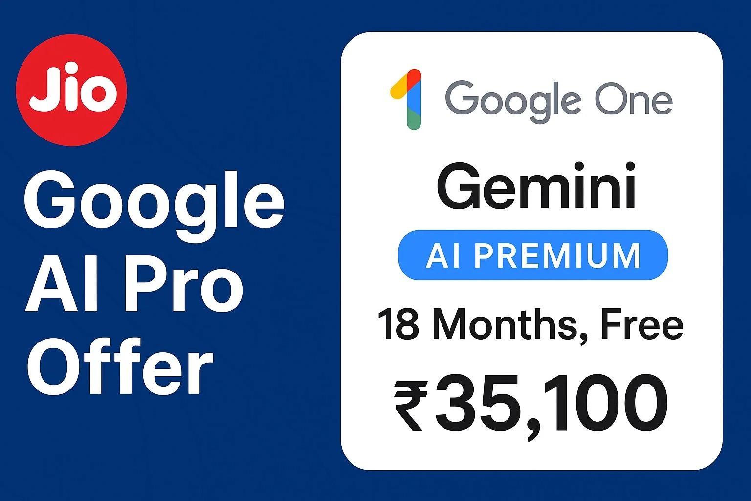 Jio Google AI Pro Offer